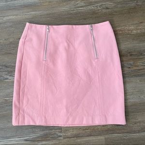 Loft Pink Mini Skirt